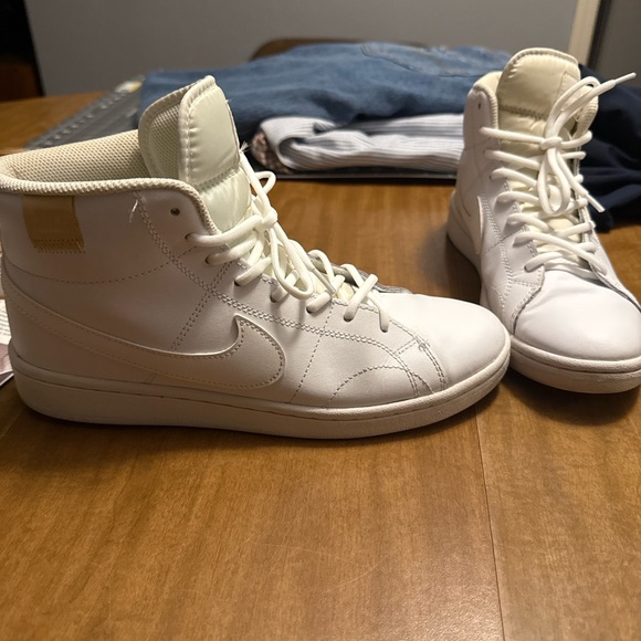 Nike Court Royale 2 Mid 'Triple White' High Top Women’s 9.5 - Picture 4 of 4